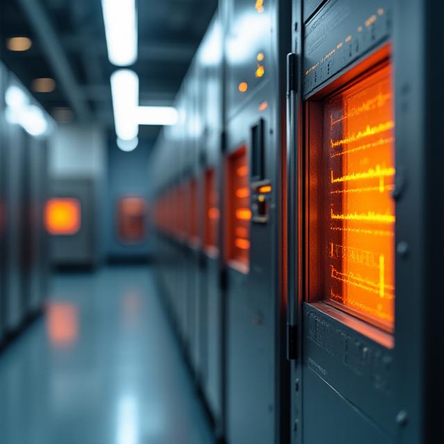 Vue d'un four industriel céramique moderne